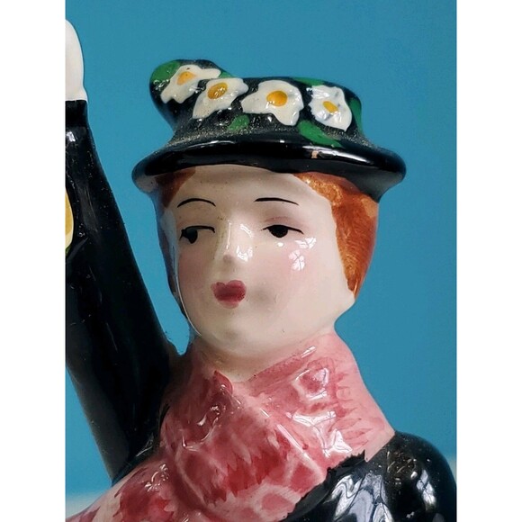 Vintage Disney Mary Poppins Ceramic Figure Japan Missing Umbrella - Picture 3 of 12